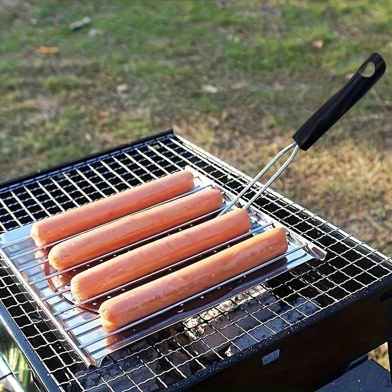 Foldable Grill Basket, Stove Top Toaster Rack, Stainless Steel Grilling Pan, Square Heat Resistant Tray, Flat Griddle Plate Tray, Camping Cookware, Kitchen Stove Top Toaster Foldable Grill Basket, Stove Top Toaster Rack, Stainless Steel Grilling Pan, Square Heat Resistant Tray, Flat Griddle Plate Tray, Camping Cookware, Kitchen Stove Top Toaster
